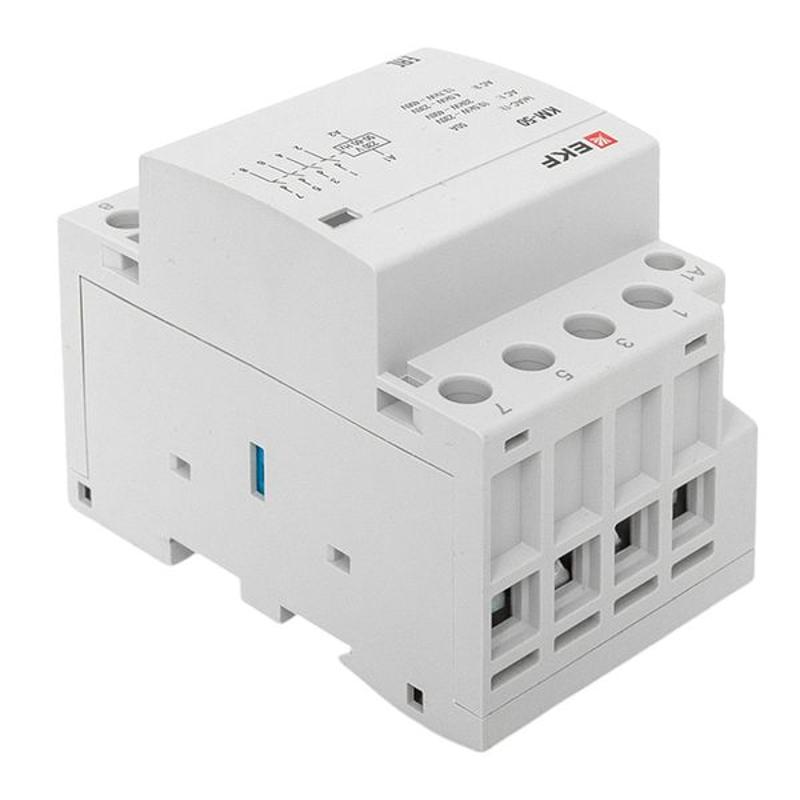 Контактор модульный КМ 50А 4NО (3 мод.) EKF PROxima | km-3-50-40 | EKF — миниатюра 14