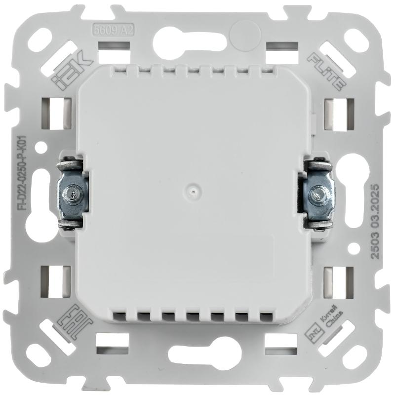 FLITE Светорегулятор проходной LED (для светодиодных ламп и КЛЛ) 250Вт СС16-5-1-ФлБ белый | FI-D22-0250-P-K01 | IEK — миниатюра 3