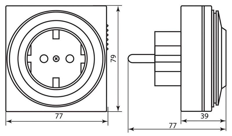 Розетка с таймером TM32/61923 суточная мощность 3500W/16A | 23203 | Feron — миниатюра 4