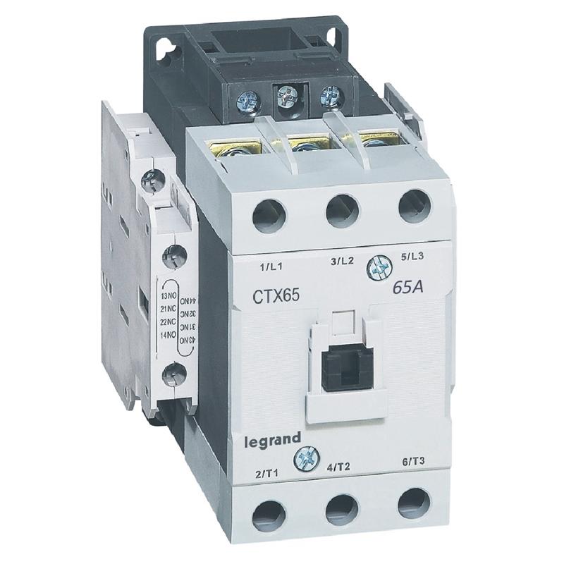 Контактор CTX3 65 3P 65A (AC-3) 2но2нз ~24В | 416160 | Legrand — Legrand