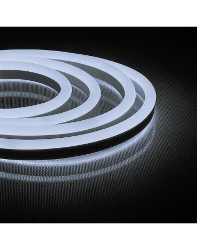 Лента светодиодная,120SMD(2835)/м  9,6Вт/м 220V IP67 50м, 4000К , LS720 с 1 сетевым шнуром, 1 заглушкой, 1 коннектором в комплекте | 48204 | Feron — фото 1 | Sento