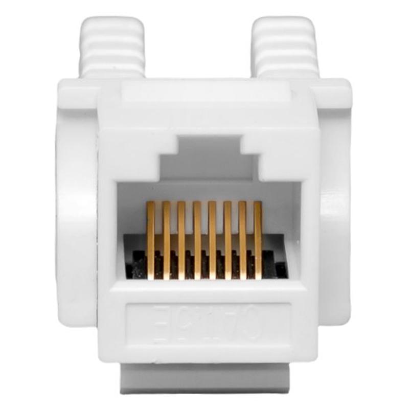 Модуль Keystone TERACOM PRO Cat.5E RJ-45 неэкранированный 110 IDC 90 градусов белый | TRP-KSTN-90D-5EUTP-WH | EKF — миниатюра 8