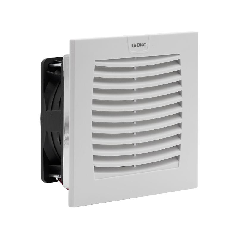 Вентилятор с фильтром ЭМС 120 м3/ч, 12В DC, 152х152 мм, IP54 | R5MCV15012 | DKC — миниатюра 1