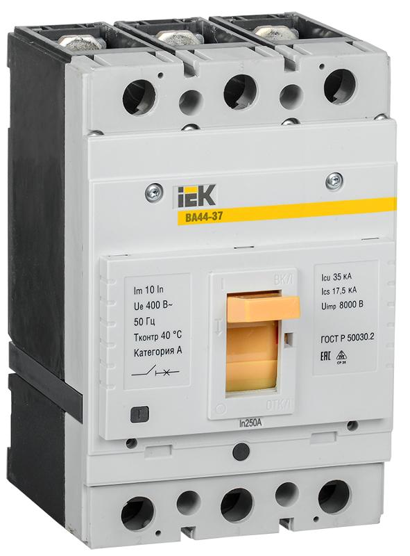 Авт. выкл. ВА44-37 3Р 250А 35кА | SVA4410-3-0250-35 | IEK — IEK (ИЭК)