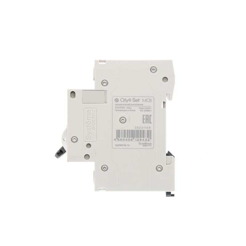 Выключатель автоматический однополюсный 20A C 6kA City9 | C9F36120 |Systeme Electric — миниатюра 4