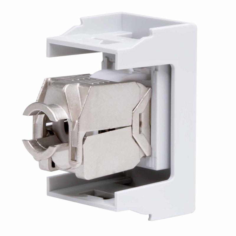 Розетка RJ-45 кат.6,экр,Viva,1 мод.,серая | 45168 | DKC — миниатюра 3