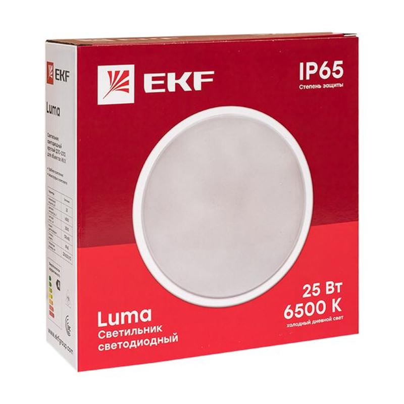 Светильник светодиодный ЖКХ круг ДПО-2012 25Вт 6500K IP65  EKF PROxima | BKL-2012-R-25-6500 | EKF — миниатюра 8