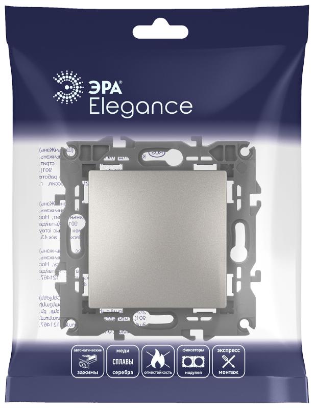 Переключатель перекрестный Elegance 14-1108-16 10АХ-250В, IP20, титан | Б0065809 | ЭРА — миниатюра 4