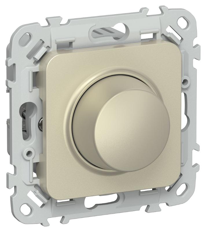 FLITE Светорегулятор проходной TRIAC (для ламп накаливания и галогеновых ламп) 550Вт СС26-5-12-ФлШ шампань | FI-D23-0550-P-K37 | IEK — IEK (ИЭК)