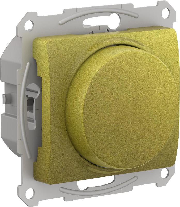 Glossa Фисташковый Светорегулятор (диммер) повор-нажим, LED, RC, 315Вт, механизм | GSL001030 | SE — Systeme Electric