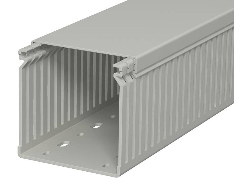 Распределительный кабельный канал LK4 80x80x2000 мм (ПВХ,серый) (LK4 80080) | 6178056 | OBO Bettermann — OBO Bettermann