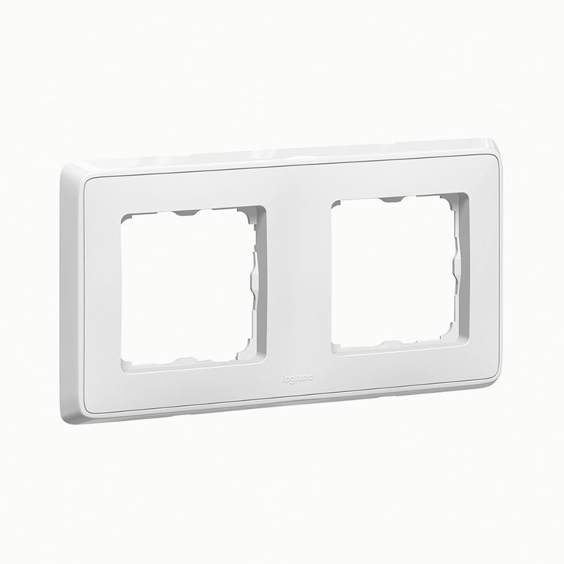 Cariva DIY Рамка 2 поста белая | 695972 | Legrand — Legrand
