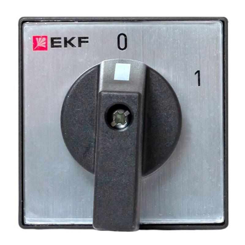 Переключатель кулачковый ПК-1-12 25А 2P «0-1» IP65 | pk-1-12-25-65 | EKF — миниатюра 2