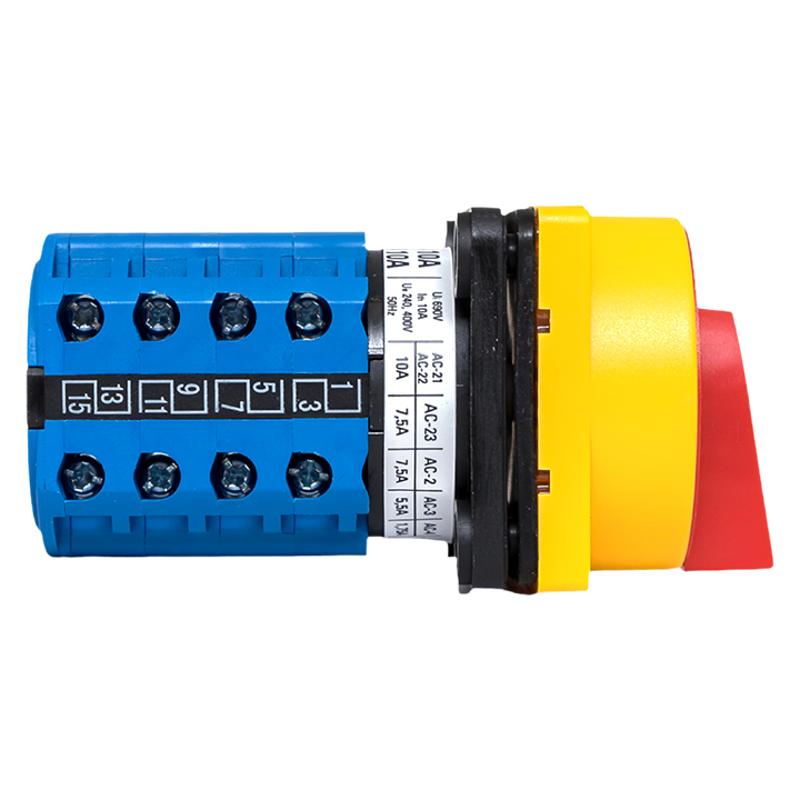 Переключатель кулачковый ПК-1-24 10А 4P "1-0-2" с блокировкой IP65  PROxima |pk-1-24-10-a65| EKF — миниатюра 3