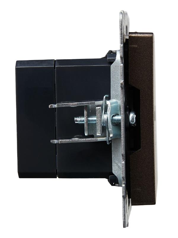 BRITE Розетка USB A+C 18Вт РЮ11-1-БрТБ темная бронза | BR-U22-018-K45 | IEK — миниатюра 3