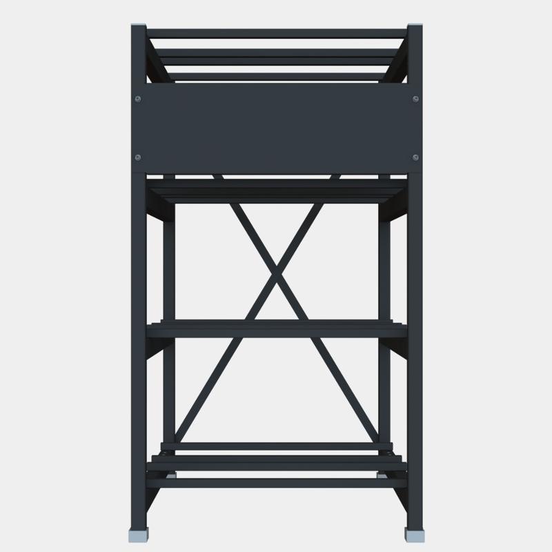 Стеллаж 4 полочный 2 ряда 800х935х1430 | R4N2R809314AT | SE — Systeme Electric