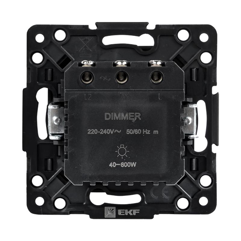 Стокгольм Механизм Светорегулятора 600W 220В черный PROxima | EZD06-101-10 | EKF — миниатюра 4