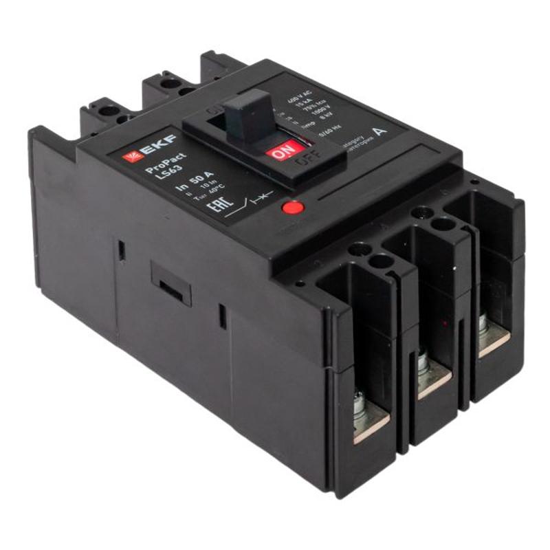 Выключатель автоматический LS63 15кА 3P 50А ProPact | mccb-63-15-3-50-ls | EKF — миниатюра 8