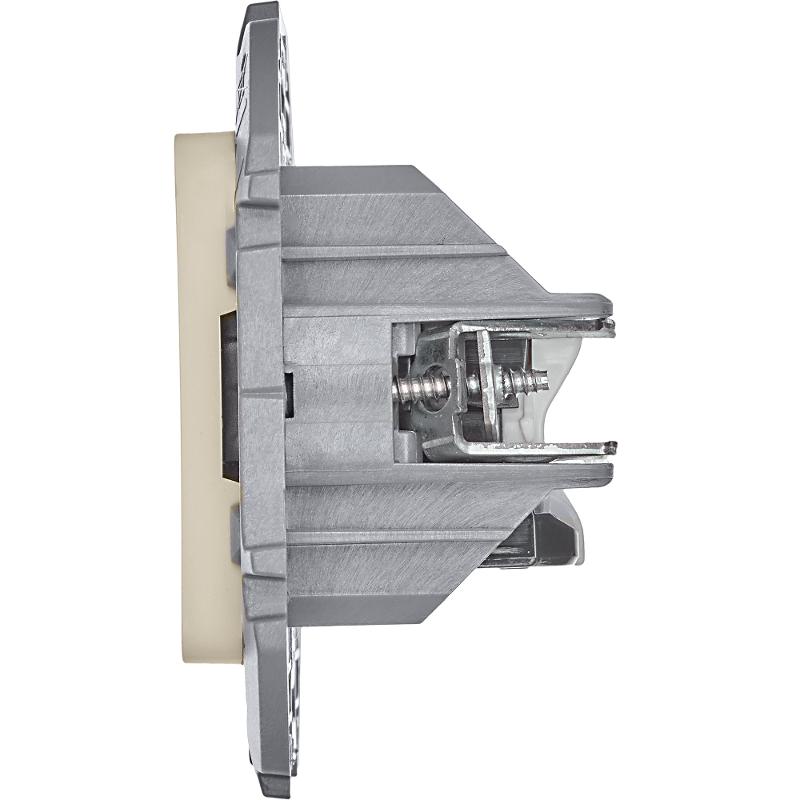 Inspiria Слоновая кость Розетка 2-ая компьютерная RJ45 С/У категория 5e UTP — миниатюра 4