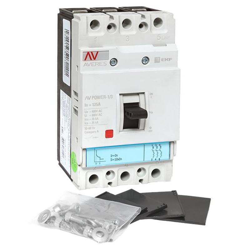 Выключатель автоматический AV POWER-1/3 125А 35kA TR | mccb-13-125-TR-av | EKF — миниатюра 10