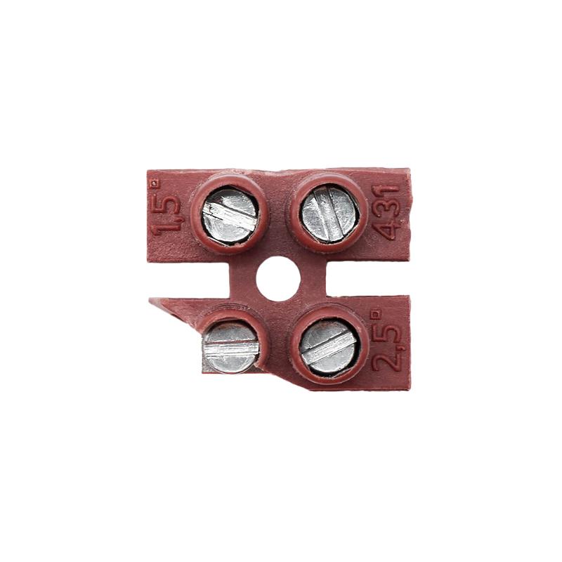 Колодка клеммная фибергласс ЗВИ, 12р,150°С,450V, 76A, 16мм.кв. | 43512FV | DKC — миниатюра 3