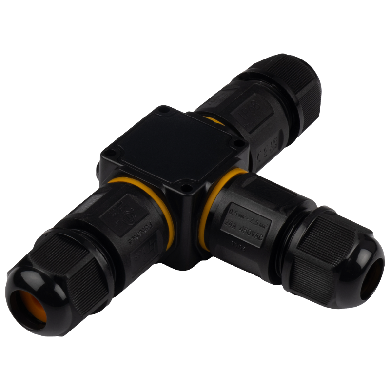 Кабельный коннектор PCC-T3-F 3x2.5 24A IP68 | .5053502 | Jazzway — фото 1 | Sento