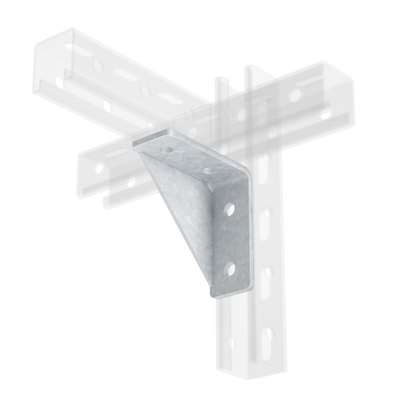 Уголок двойной усиленный левый, INOX 304 | IBMC1022C | DKC — DKC (ДКС)
