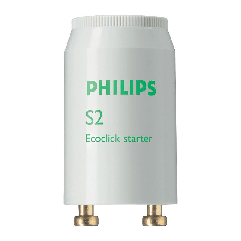 Стартер для люминесцентных ламп - Philips S2 220-240V 4-22W - 928390710186 — Philips