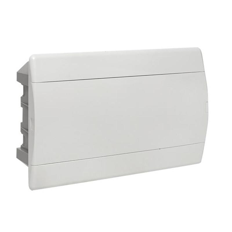 Щит распределительный встраиваемыйЩРВ-П-18 "SlimBox" белая дверца IP41 PROxima | sb-v-18w | EKF — миниатюра 1