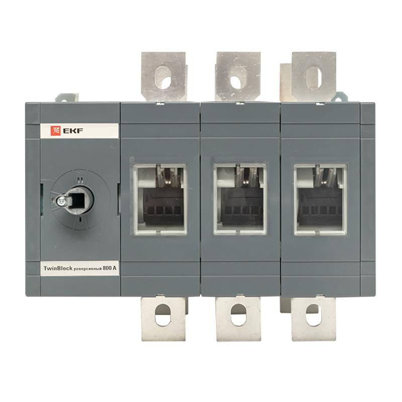 Рубильник 800A 3P реверсивный без рукоятки управления TwinBlock EKF | tb-s-800-3p-rev | EKF — миниатюра 2