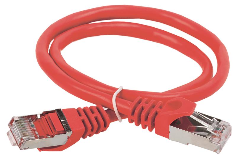 Коммутационный шнур кат. 5Е FTP LSZH 1м красный | PC04-C5EFL-1M | ITK — ITK