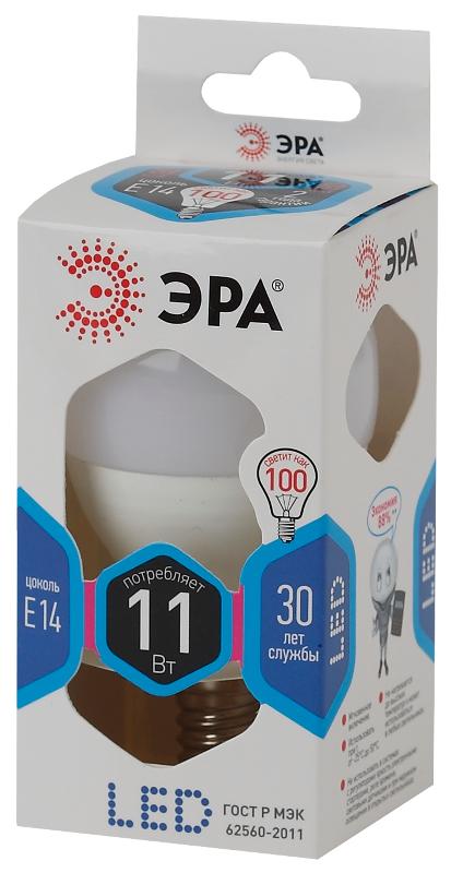 Лампа светодиодная LED 11Вт Е14 4000К smd P45-11w-840-E14 | Б0032988 | ЭРА — миниатюра 2