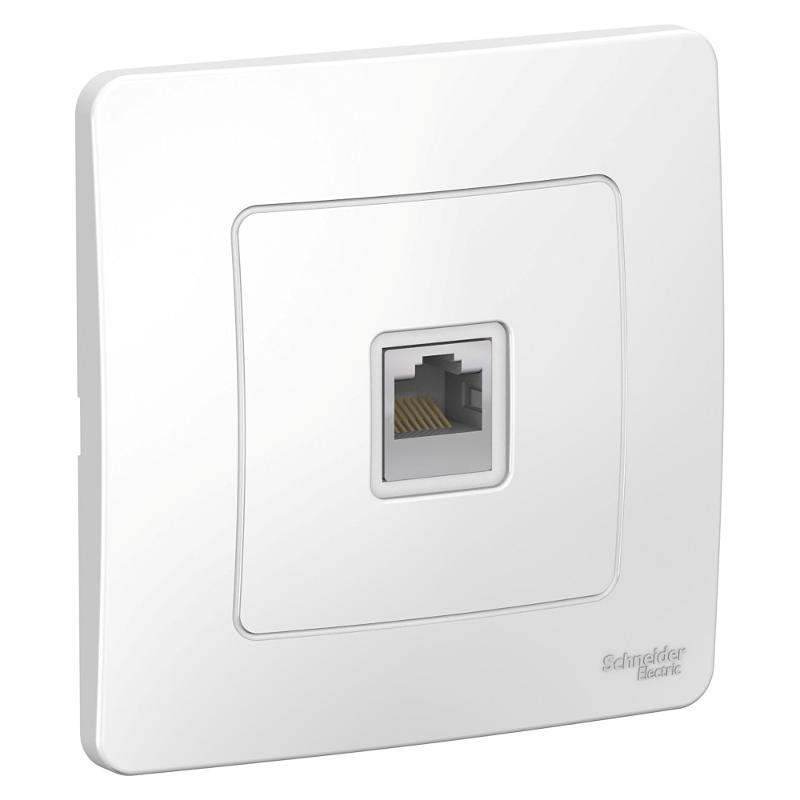 Blanca Белый С/У Розетка компьютерная RJ45 | BLNIS045001 | SE — Systeme Electric