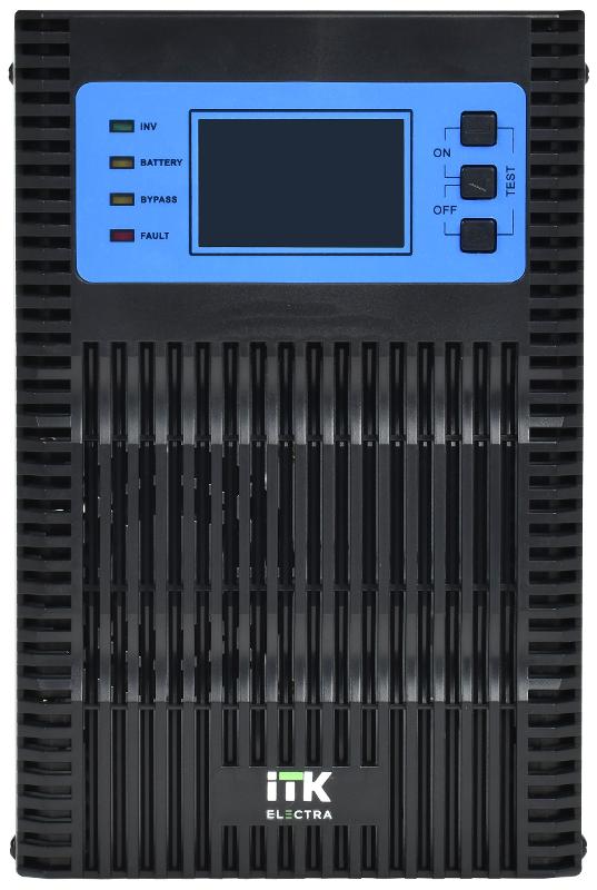 ITK ELECTRA OT ИБП 1кВА/1кВт LCD 36VDC без АКБ с рег. з/у | EOT-0001KVA-1-L | ITK — миниатюра 2