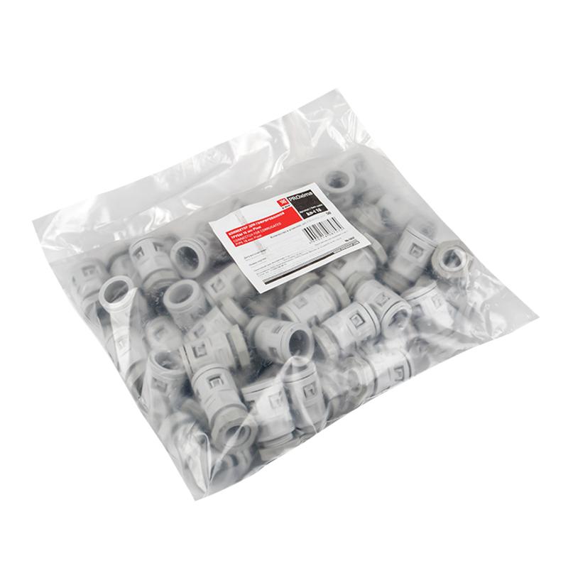 Коннектор для гофрированной трубы (16мм.) (50шт.) Plast EKFPROxima | kn-t-16 | EKF — миниатюра 4