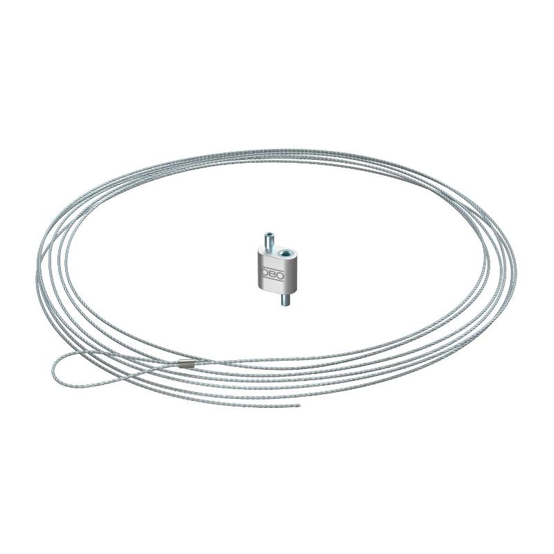 Подвес тросовый QWT S 1 5M G с петлей и фиксатором, 1,0х5000 мм ( QWT S 1 5M G ) | 1450123 | OBO Bettermann — OBO Bettermann