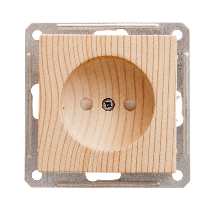 W59 Сосна Розетка без заземления | RS16-151-7-86 | SE — Systeme Electric