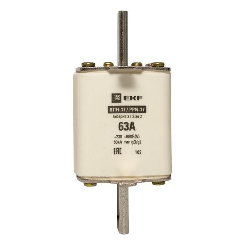 Плавкая вставка ППН-37 400/63А габарит 2 | fus-37/400/63 | EKF — миниатюра 9