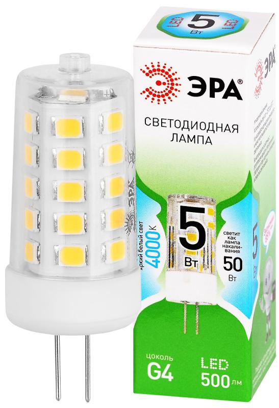Лампа светодиодная  GREEN LINE LED G4-JC-5W-840-12V GL G4 5Вт капсула яркий белый свет | Б0067173 | ЭРА — ЭРА (Энергия света)