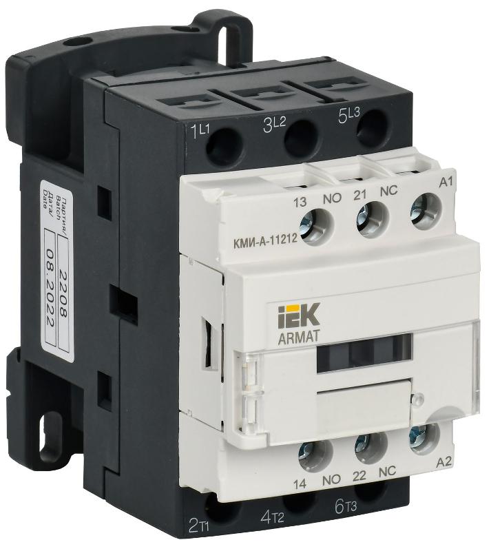 ARMAT Контактор КМИ-А-11212 LC1D 12А 230В/АС3 1НО/1НЗ  | AR-ACC-11-012-230-11 | IEK — IEK (ИЭК)