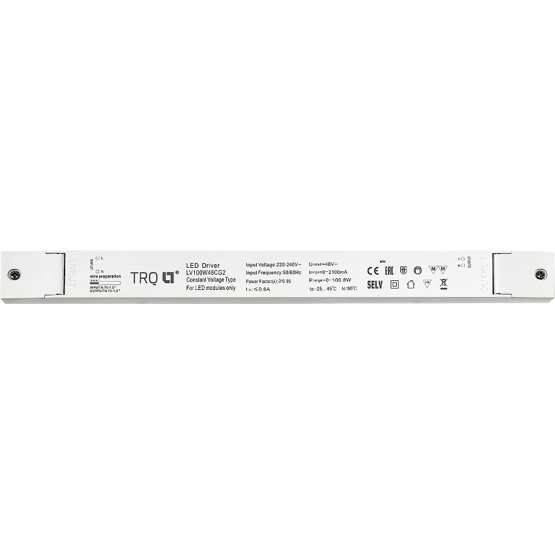 Драйвер LED CV 100Вт-/48В-IP20 (Kegu LV100W48CG) | 6002010450 | Световые Технологии — Световые Технологии