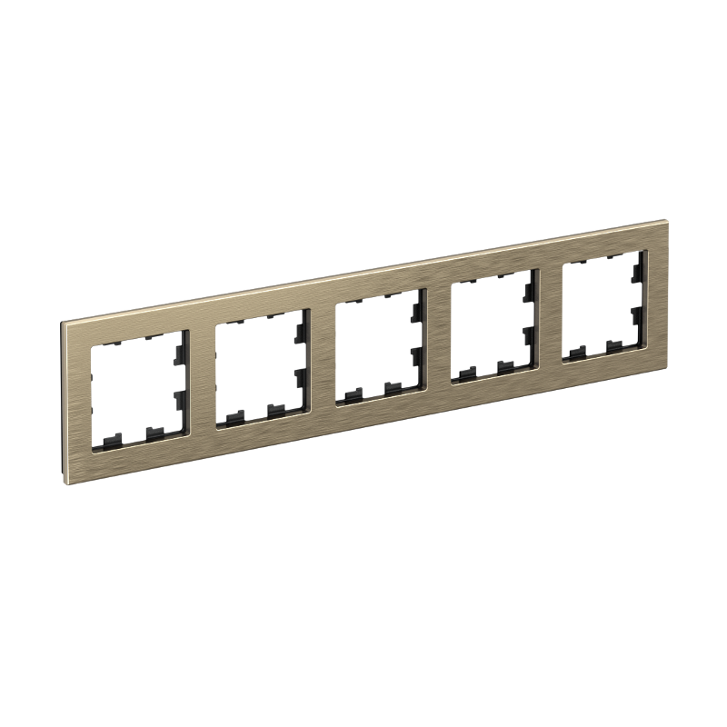 AtlasDesign Nature Металл Латунь Рамка 5-ая | ATN312205 | SE — Systeme Electric