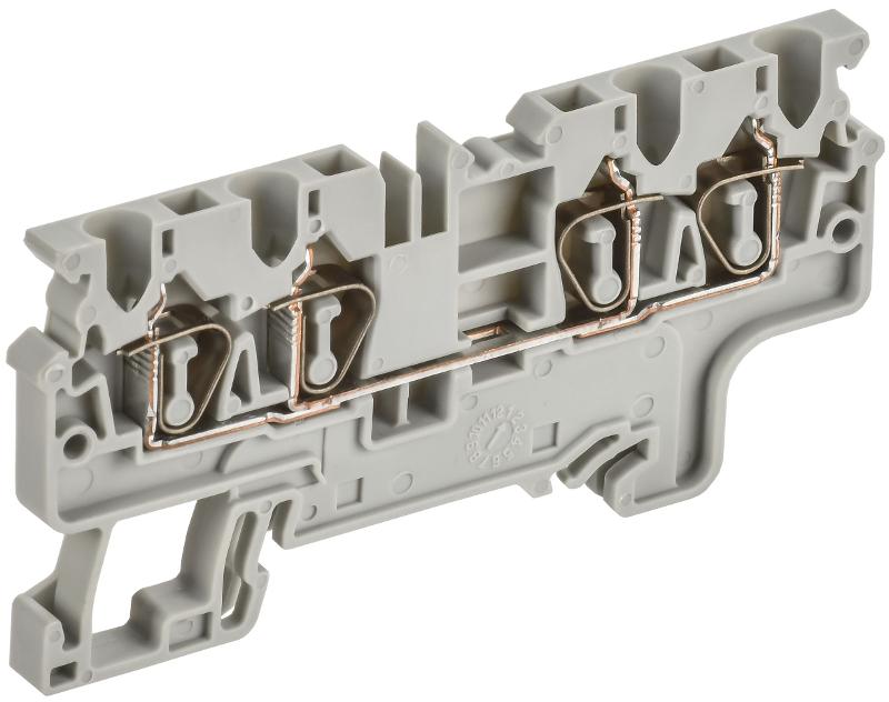 ARMAFIX Клемма пруж. CX2.5-4 2,5мм2 4-конт. серая | AF-CT40-00-4-K03-002 | IEK — миниатюра 1