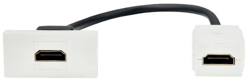 PRIMER РКМ-10-00-П Розетка HDMI M/M (1 модуль) белая | PR-KK40D-RH-0-1-K01 | IEK — IEK (ИЭК)