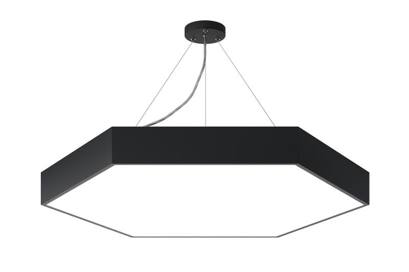 Светильник светодиодный Geometria Hexagon SPO-122-B-40K-066 66Вт 4000К 4800Лм IP40 800*800*80 черный подвесной | Б0050553 | ЭРА — ЭРА (Энергия света)