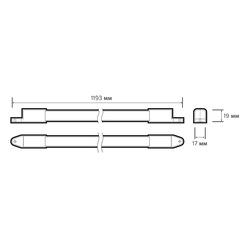 Светильник светодиодный линейный бытовой PLED T4i 1200 18W 4000K IP65  | .5047570 | Jazzway — миниатюра 6