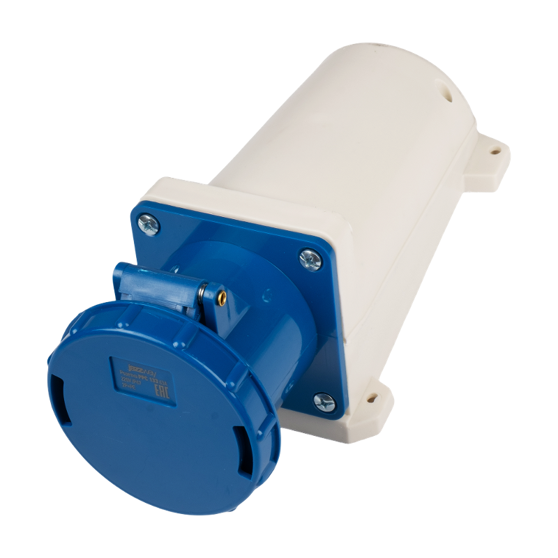Силовой разъем  PPC 133 2Р+РЕ 63А 220В IP67  | .5072756 |  Jazzway — Jazzway