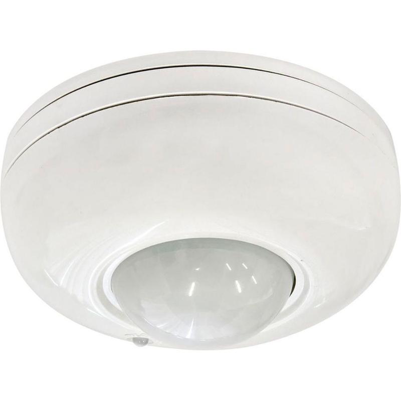 Датчик движения и освещенности SEN5/LX20B 230V 1200W 6m 120°(гориз.) 360°(верт.) потол. белый | 22006 | FERON — Feron