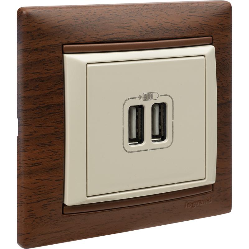 Valena Сл. кость Розетка 2-ая USB — миниатюра 15