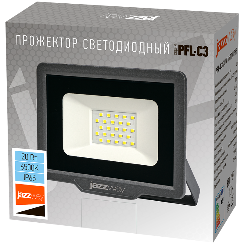Прожектор светодиодный PFL- C3 20w 6500K IP65 | .5023543 | Jazzway — миниатюра 6